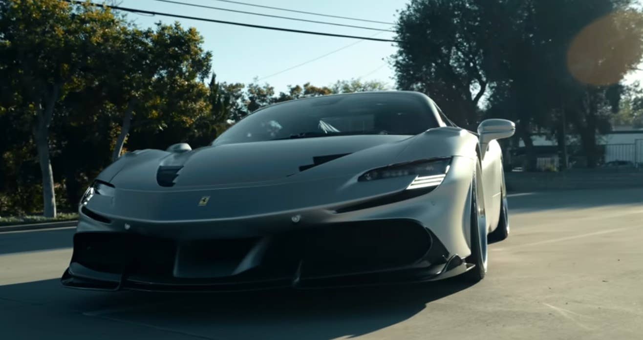 Sf90 Rdb Red Silver Surfer: RDB LA's Futuristic Ferrari SF90 Reimagined - AxleAddict