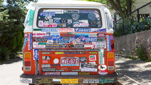 Here’s How to Get Annoying Stickers Off Of a Used Car