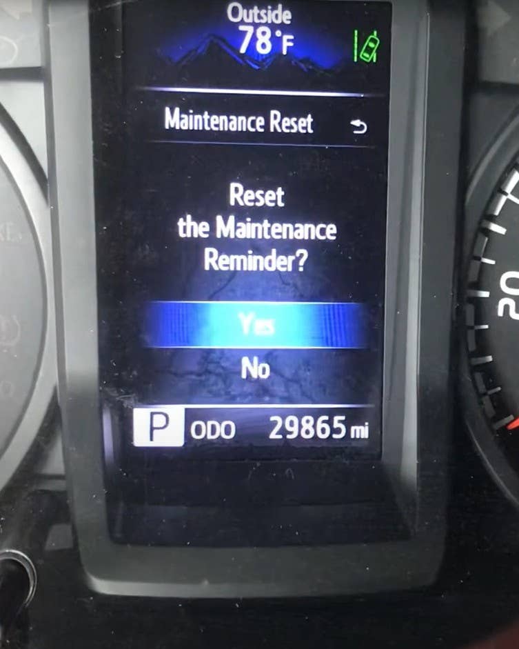2018 TACOMA MAINTENANCE RESET visual data 7